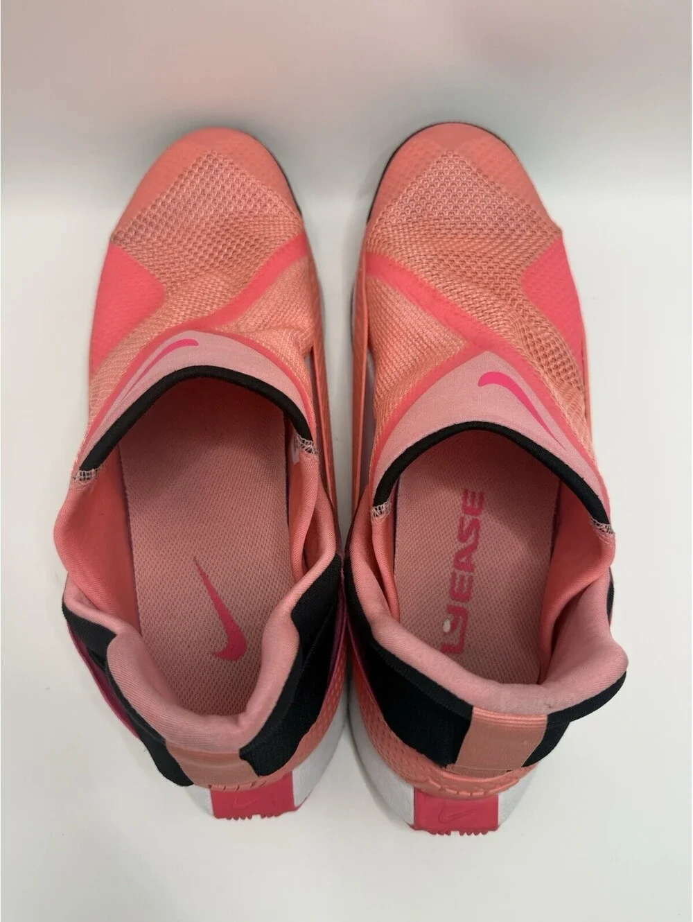 Nike Go FlyEase 'Pink Gaze Black White' Men's Size 10.5 DZ4860-600 Slip On